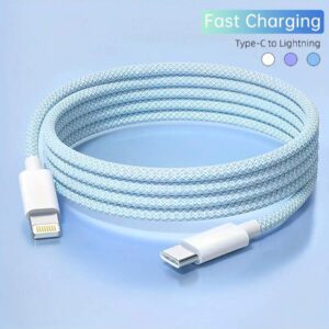 Câble de charge rapide, USB C vers Lightning Compatible avec iPhone 14, 13, 12, 11 Pro Max, XR, XS X, 8, 7, 6 Plus, SE, Type C pour voiture, câble CarPlay, compatible avec Apple, câble de données PD, charge rapide pour iPhone 14, Pro, 13, Max, 12 Plus, téléphone portable, iPad, voiture, tablette, câble de charge Lightning vers Type-C 8