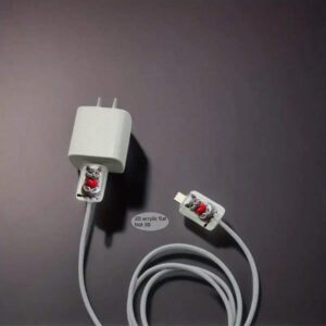 2 pièces Protecteur de câble de données avec motif 3D de chat