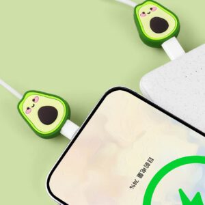 beanlieve 1 pièce Protecteur de câble de données en forme d'avocat, protecteur de chargeur