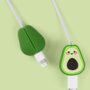 beanlieve 1 pièce Protecteur de câble de données en forme d'avocat, protecteur de chargeur