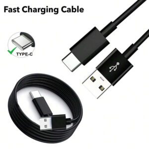 1 pièce Câble de charge USB Type C, câble de charge rapide USB A vers USB C, câble de synchronisation de données Type C, compatible avec 15/15 Plus/15 Pro/15 Pro Max, compatible avec Galaxy A14 5G A13 A54 A53 S25 S24 S23 S22 Ultra S21 S20 A23 A24 A03s 7Pro 6 Moto et autres téléphones Android