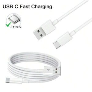 1 pièce Câble de charge USB Type C, câble de charge rapide USB A vers USB C, câble de synchronisation de données Type C, compatible avec 15/15 Plus/15 Pro/15 Pro Max, compatible avec Galaxy A14 5G A13 A54 A53 S25 S24 S23 S22 Ultra S21 S20 A23 A24 A03s 7Pro 6 Moto et autres téléphones Android