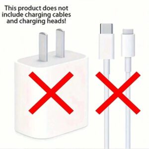 5 pièces/set Protecteurs de câble de données à motif compatibles avec les protecteurs de chargeur iPhone 18-20W, anti-fissuration, anti-rayures, résistant à la saleté