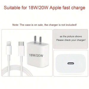 Étui de protection de chargeur avec nœud papillon 3D/cœur/étoile, compatible avec le chargeur 16 Pro Max, gaine de protection de câble de données compatible avec 16/15/14/13, adaptateur de charge rapide 18/20W, design anti-rayures, cadeau pour petit ami/petite amie