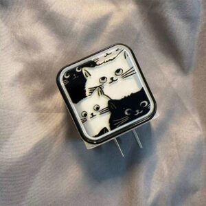 5 pièces/set Étui de protection de câble de données avec figure de ligne amusante, convient pour le chargeur 18-20W, prévient la rupture du câble. Accessoires de chargeur Nan, accessoires de téléphone
