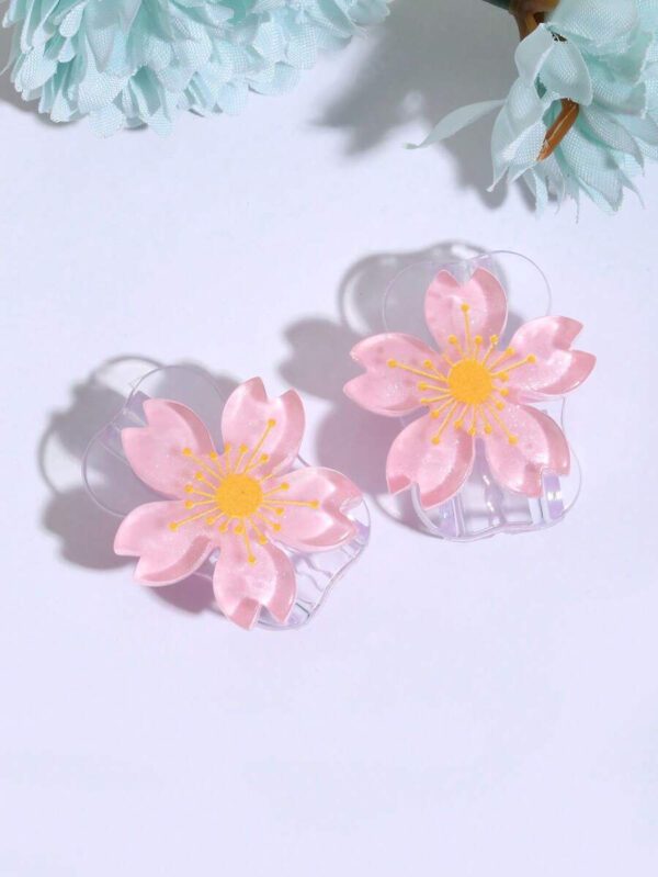 2 piÃ¨ces Protecteur de cÃ¢ble de donnÃ©es en forme de fleur de cerisier compatible avec Apple â€“ Image 3